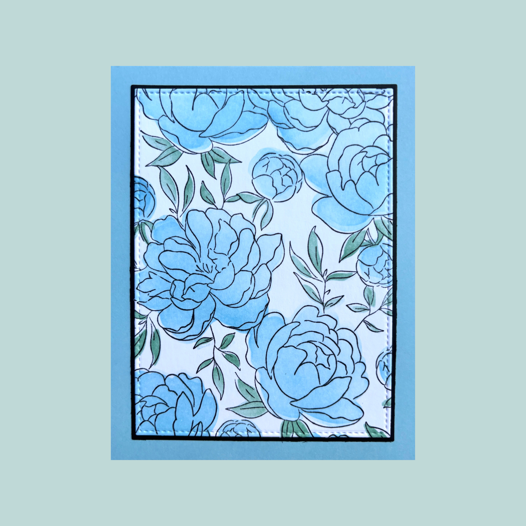 Just A Note - Peony Florals