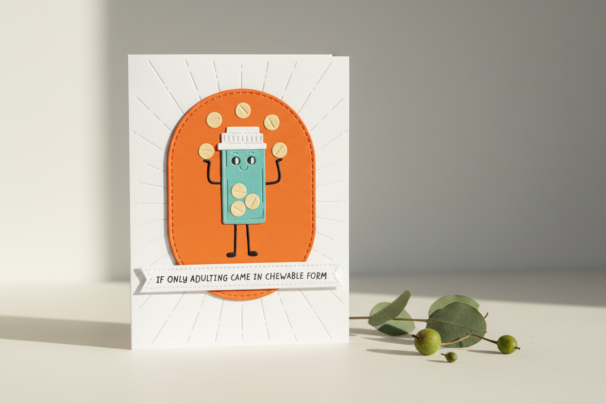 Adulting Meds Card Mockup