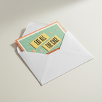 Birthday Card Envelope Mockup