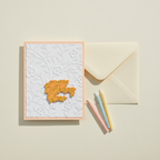 Birthday Card Mockup with Candles