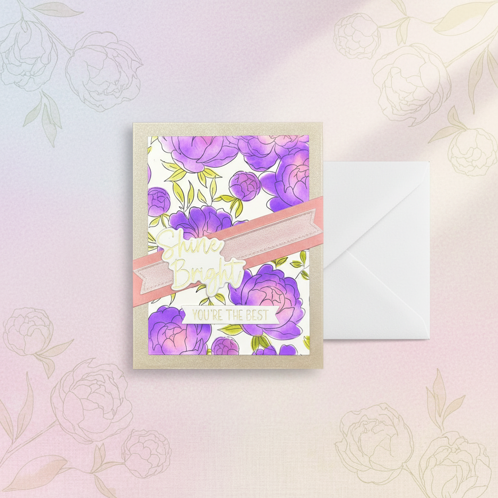 Card with Friendship Background Mockup