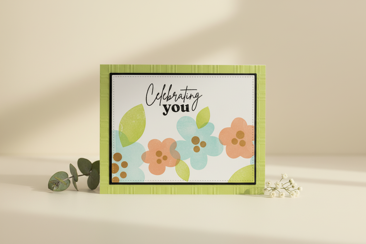 Celebrating You Card Mockup