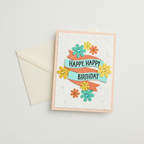 Happy, Happy Birthday Card Mockup