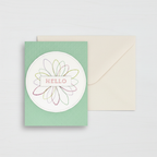 Hello Friend Card Mockup