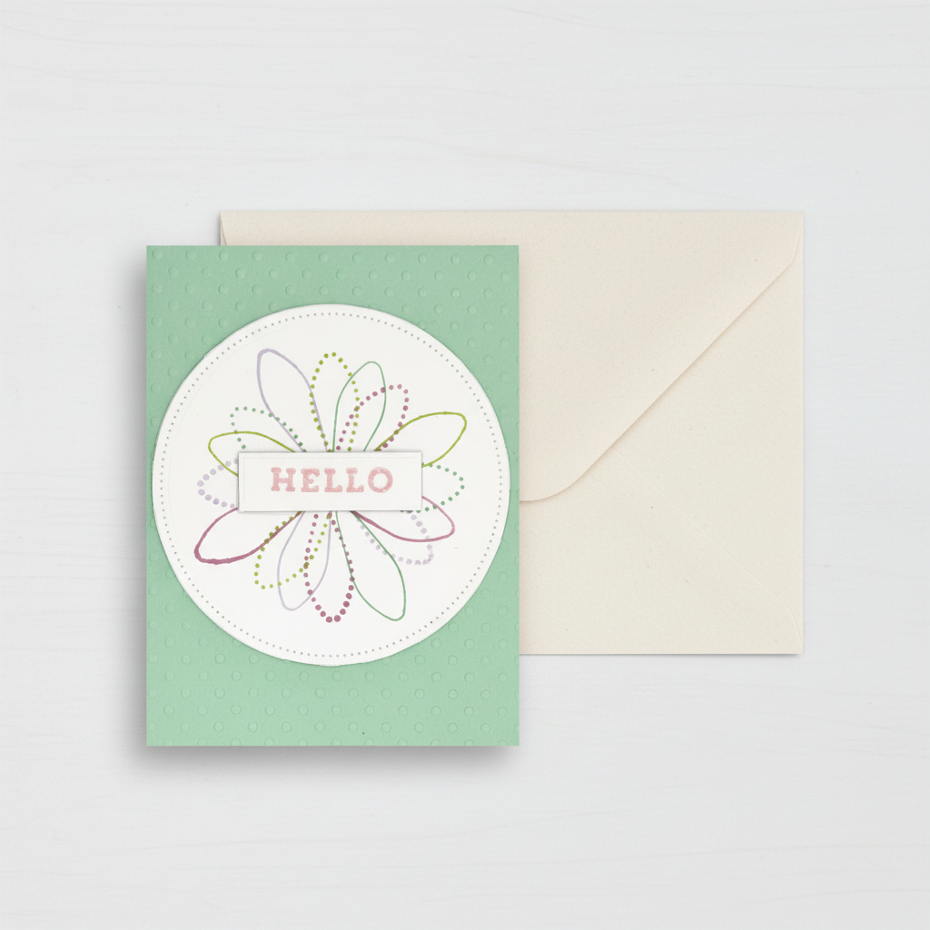 Hello Friend Card Mockup
