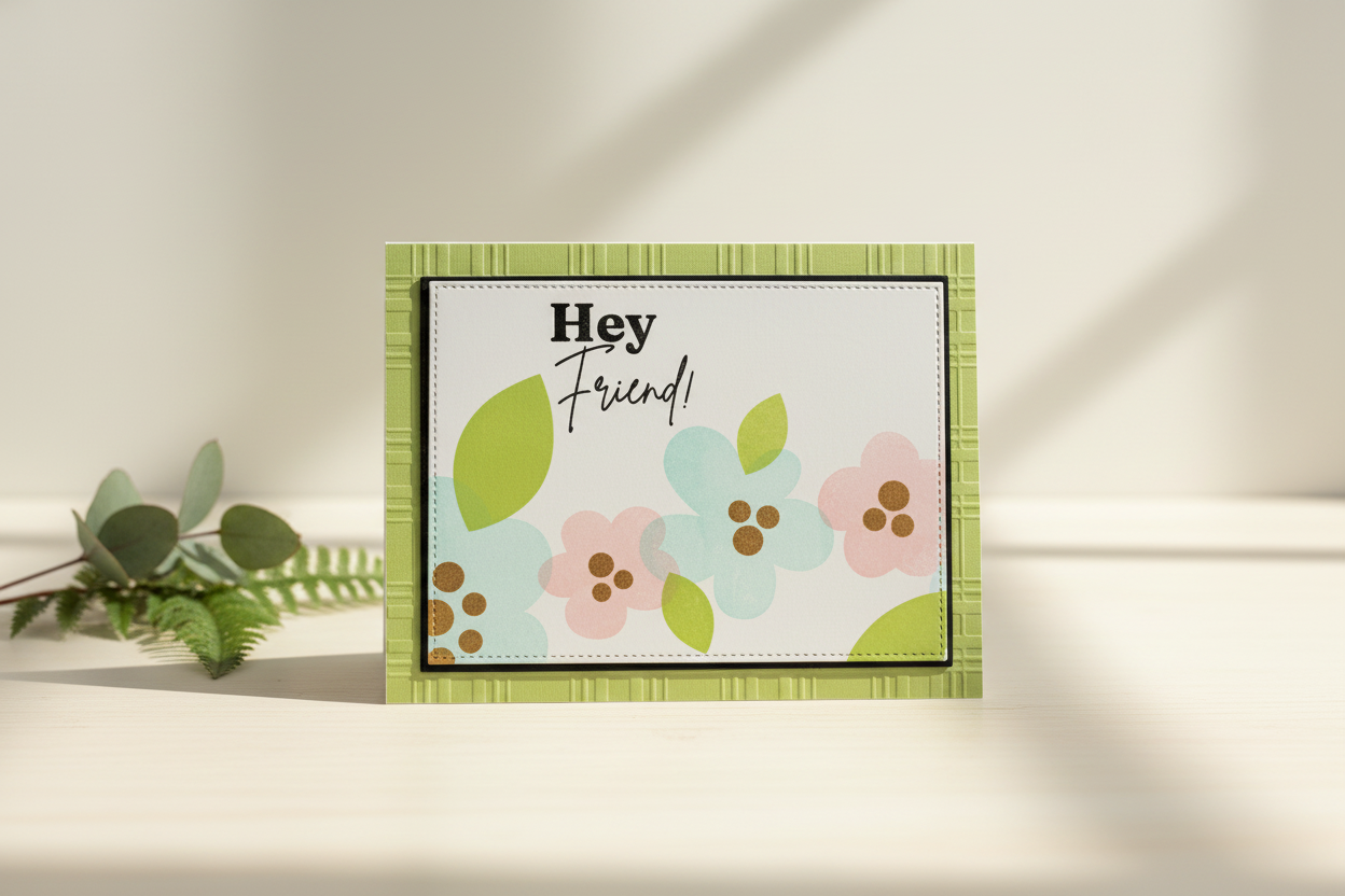 Hey Friend Card Mockup