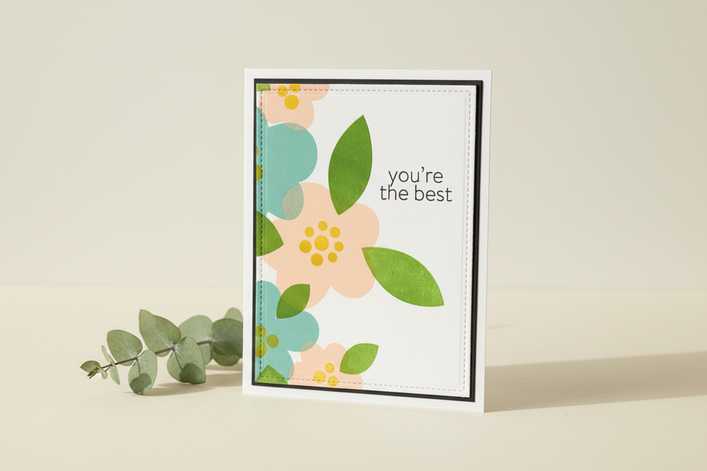 Handmade You're The Best card mockup