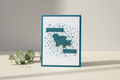 Handmade Shine Bright card mockup