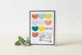 Handmade I Dig You dog friendship card mockup