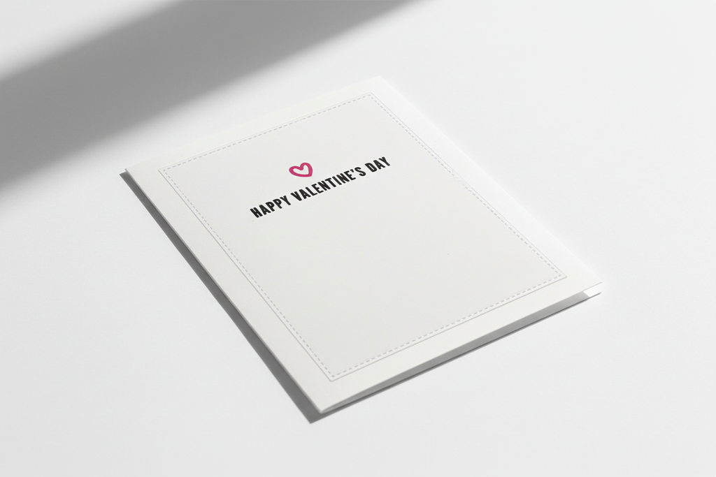 Love You The Most Card Inside Mockup