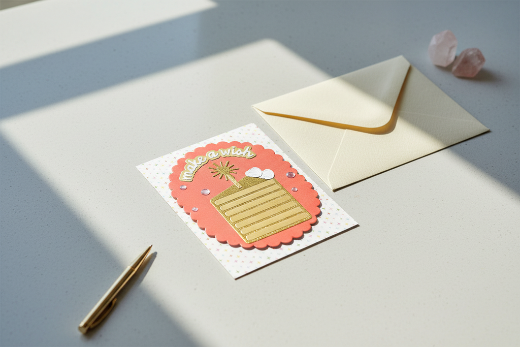 Make A Wish Card Mockup