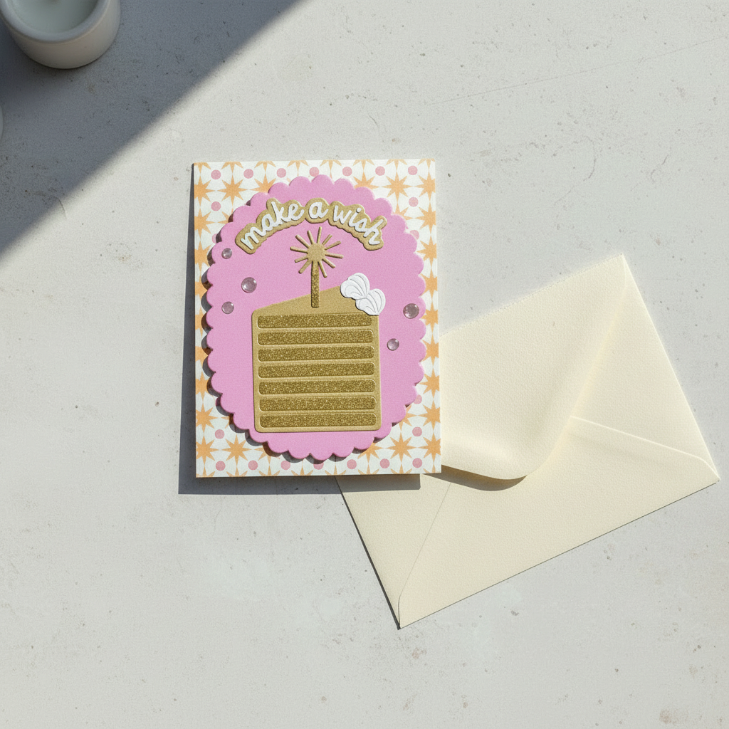 Make A Wish Card Mockup