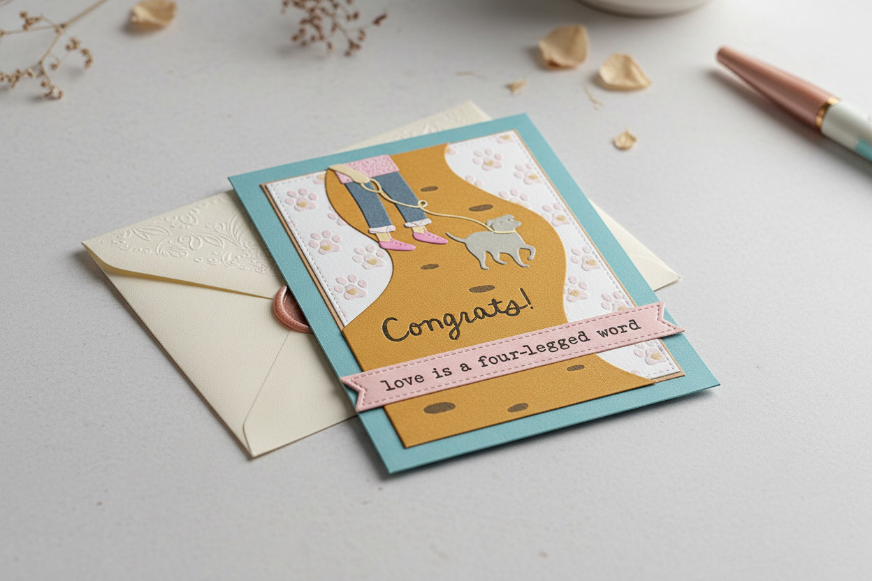 Pet Adoption Card Mockup