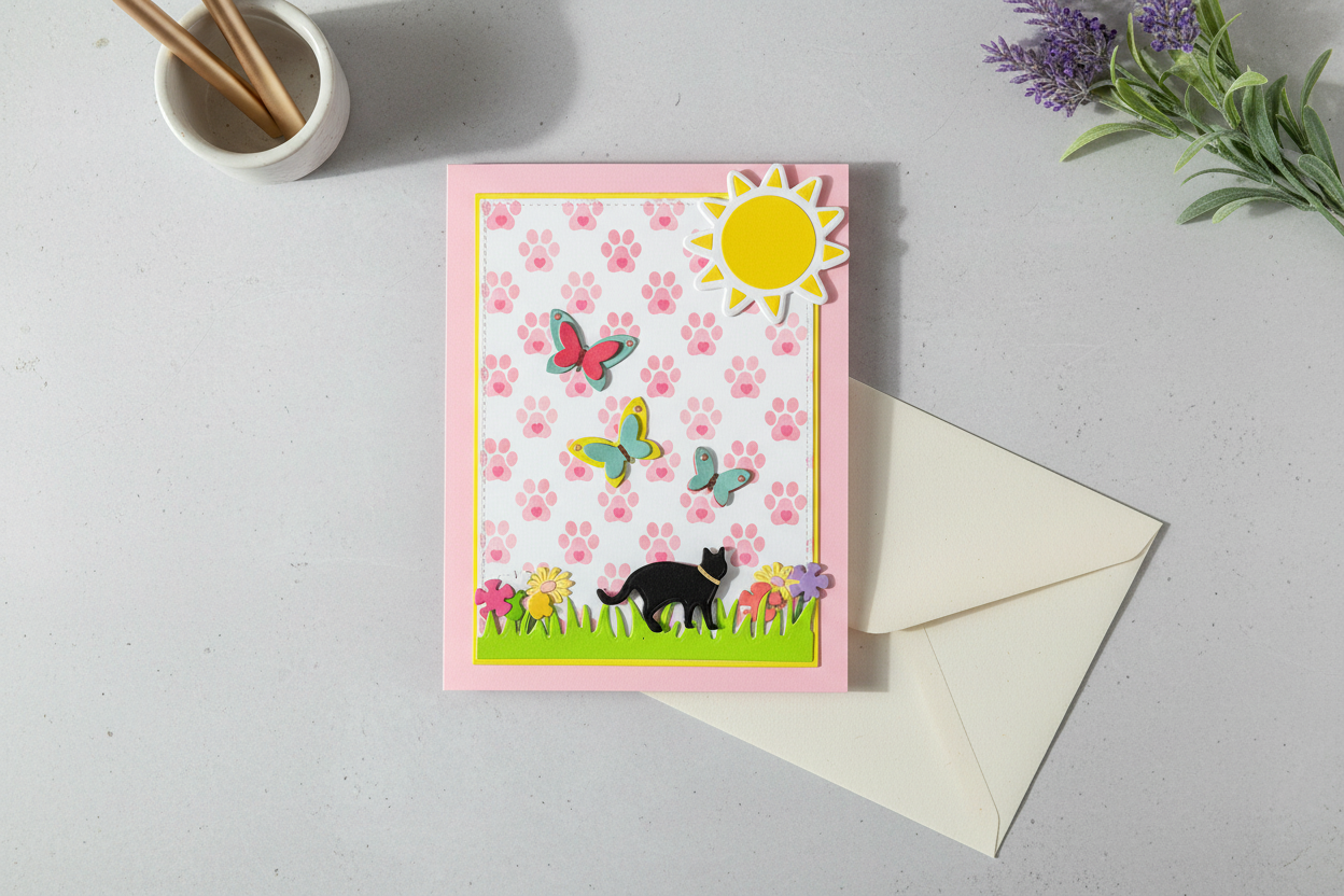 Pet Sympathy Card Mockup