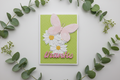 Pink Butterfly Thank You Mockup