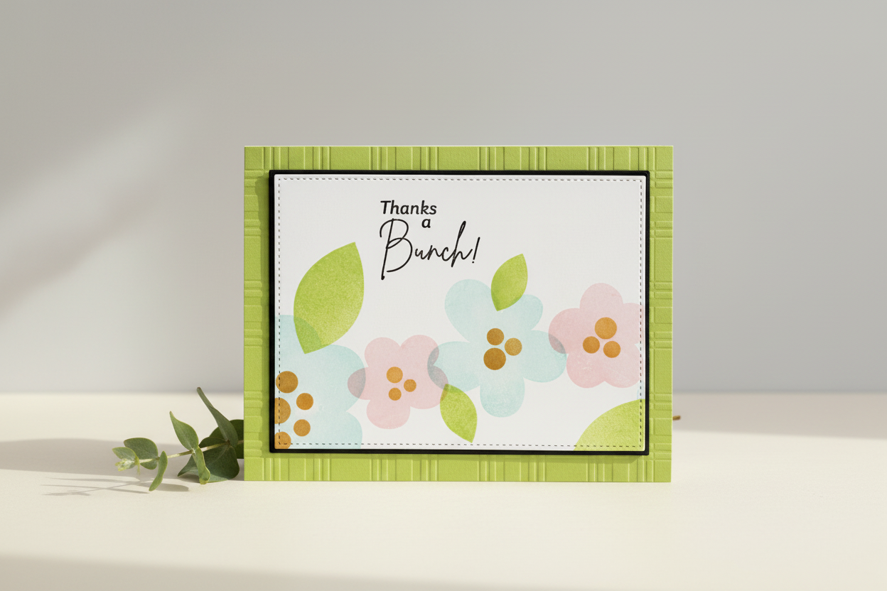 Thanks A Bunch Card Mockup