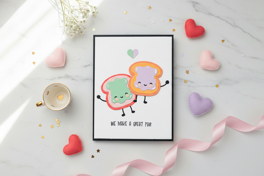 We Make a Great Pair Card Valentine's Mockup
