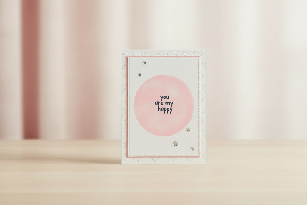 You Are My Happy Card Mockup - No Envelope
