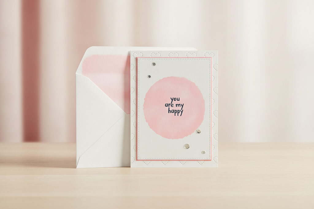 You Are My Happy Card Mockup