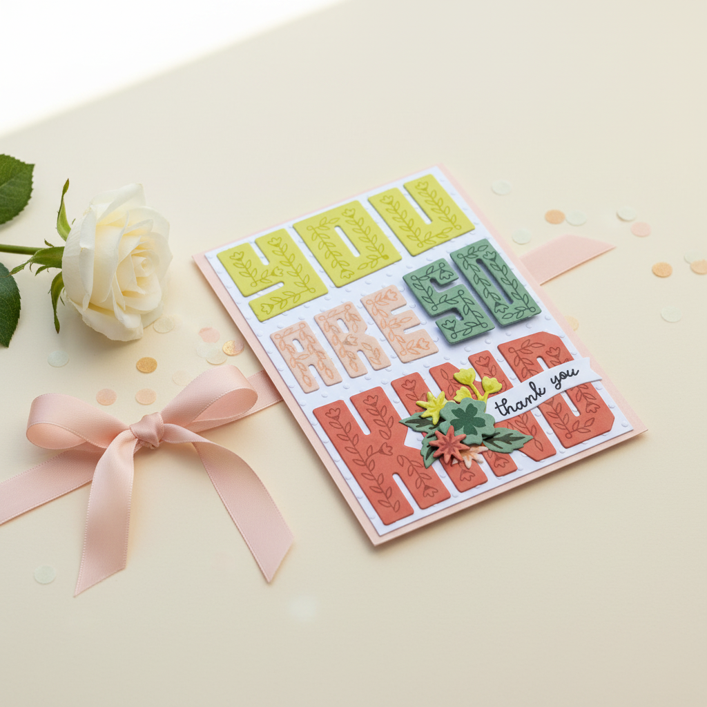 You Are So Kind - Thank You Card Mockup